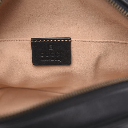 Gucci Calfskin Matelasse GG Marmont Belt Bag 75 30 Black 6 of 10