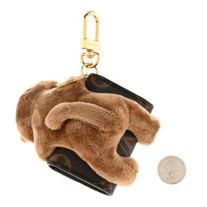 Louis Vuitton Monogram Cute Cat Pouch Earphones Case 2 of 6