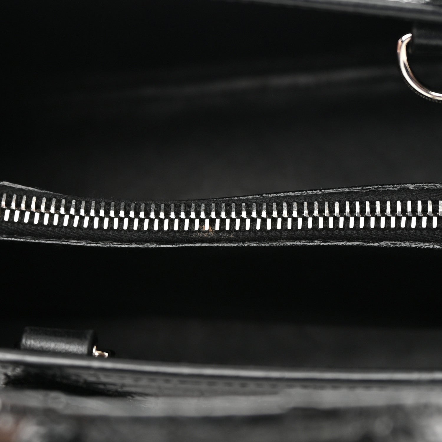 Saint Laurent Calfskin Crocodile Embossed Baby Sac De Jour Black 14 of 20