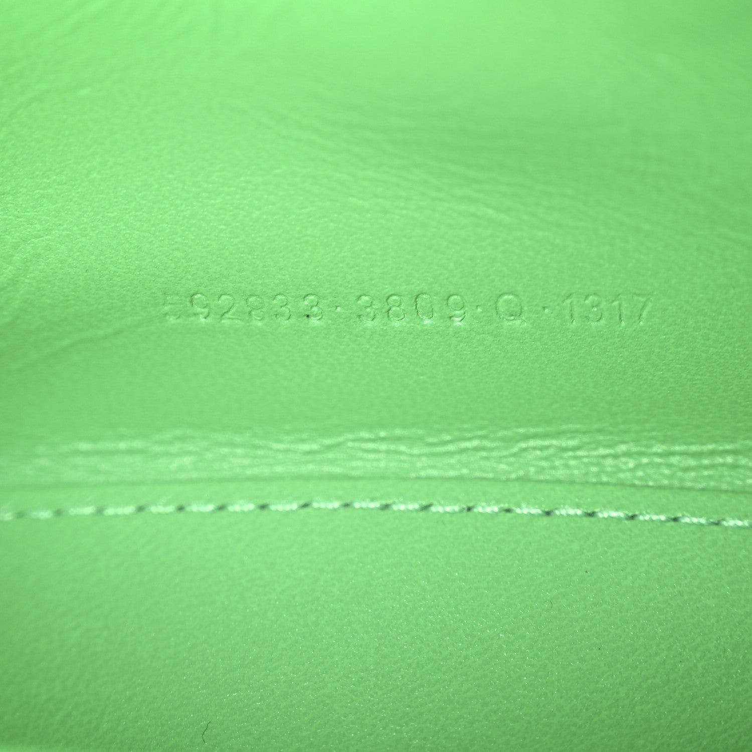 Balenciaga Shiny Calfskin Tonal B Crocodile Embossed Hourglass Top Handle Bag XS Vivid Green 8 of 11