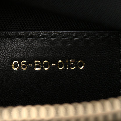 Christian Dior Lambskin Cannage 2 Dior Zip Top Satchel Black 7 of 9