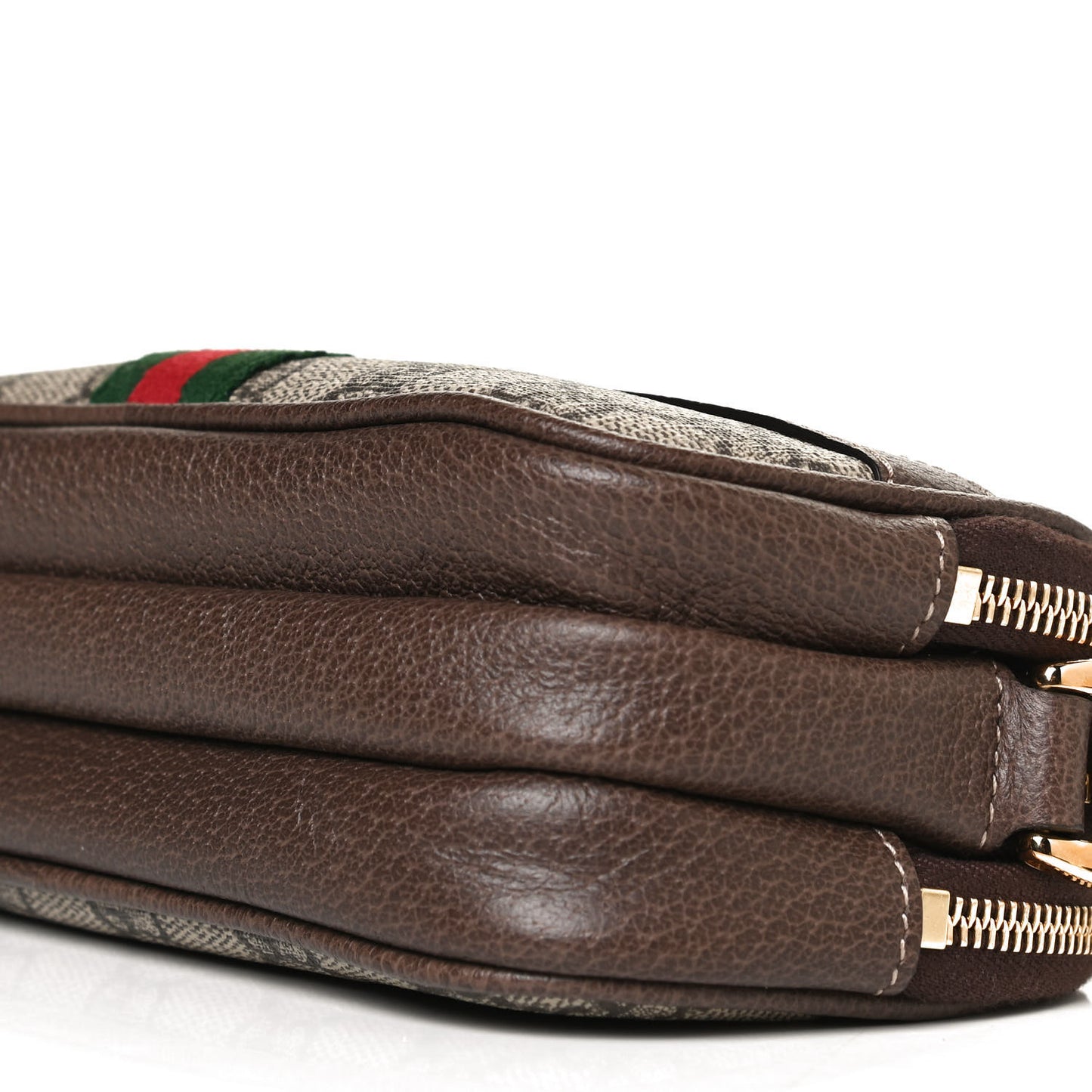 GG Supreme Monogram Web Mini Ophidia GG Bag Brown