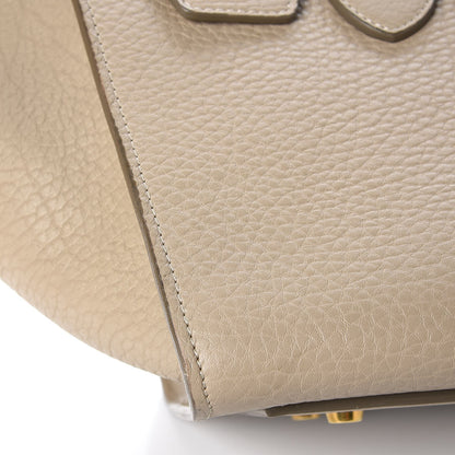 Celine Grained Calfskin Small Tie Knot Tote Light Taupe 10 of 10