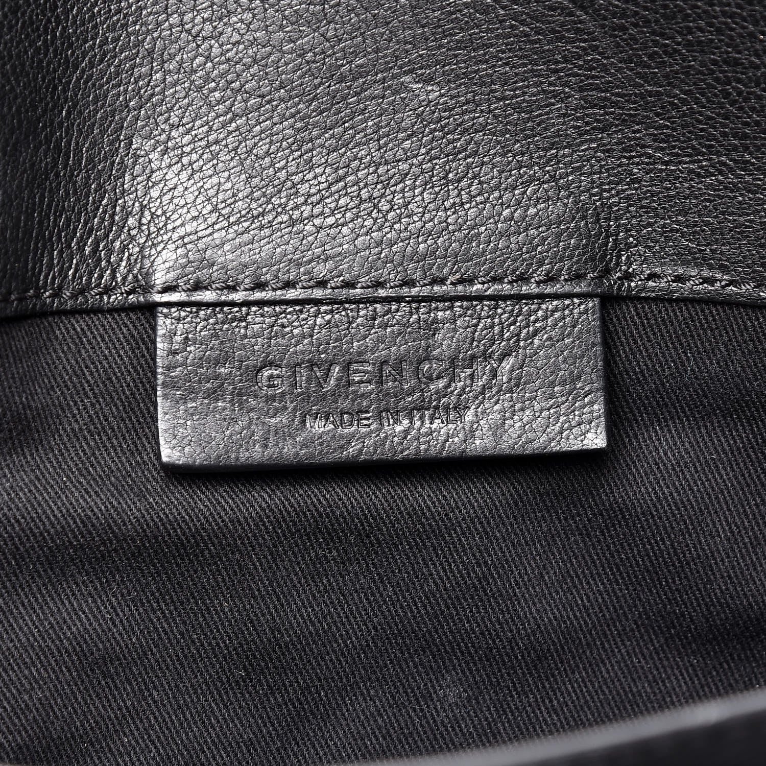 Givenchy Sugar Goatskin Medium Antigona Envelope Clutch Black 6 of 13