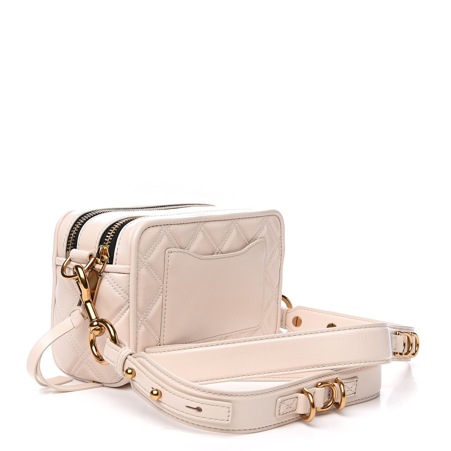 Calfskin Quilted The Softshot 21 Bag Ivory