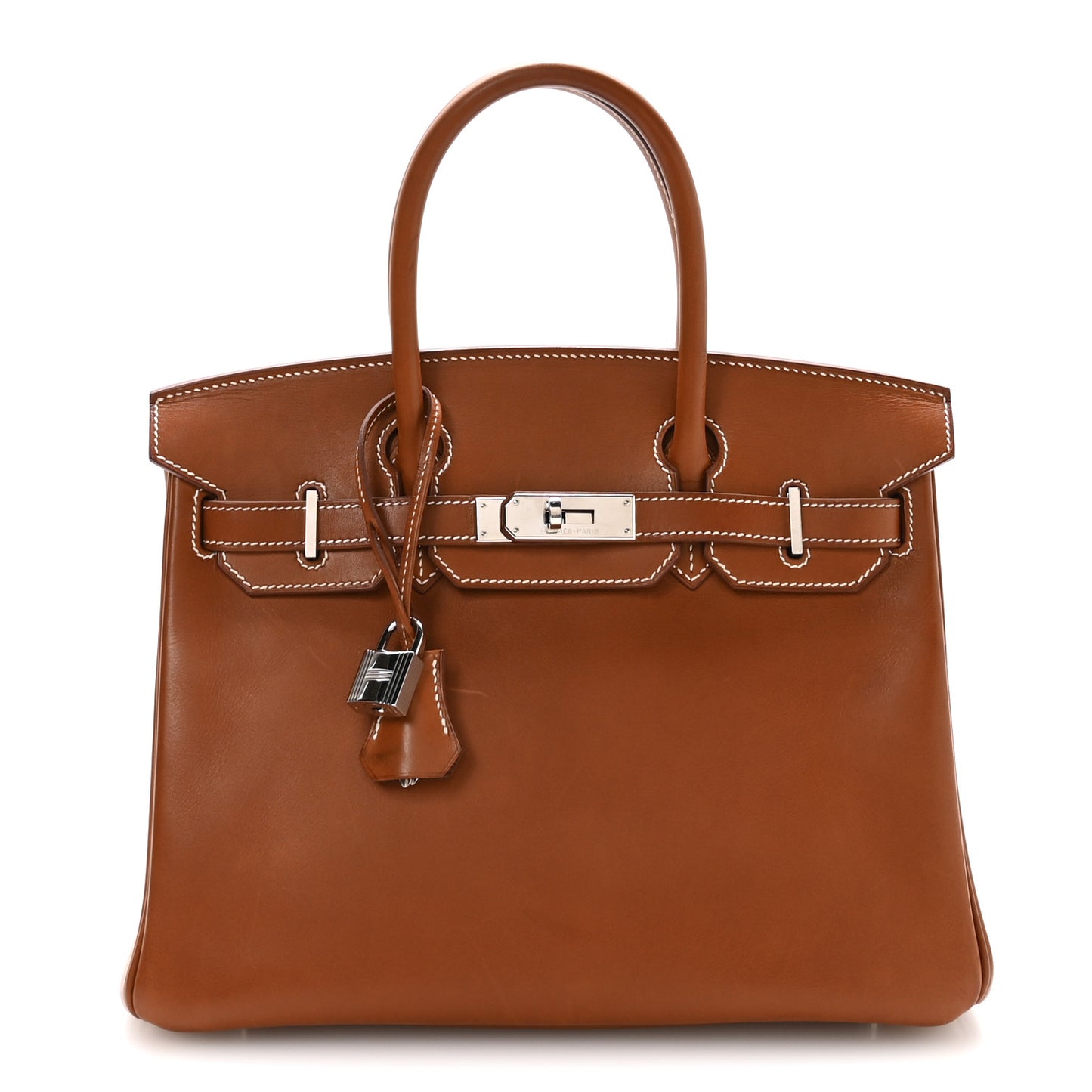 Natural Barenia Birkin 30 Fauve