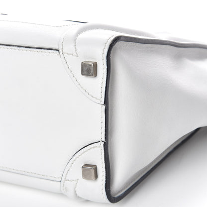 Celine Calfskin Micro Luggage White 12 of 12