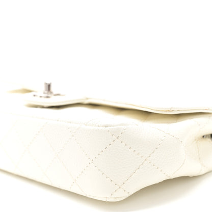 Chanel Caviar Quilted East West Flap White 10 of 13