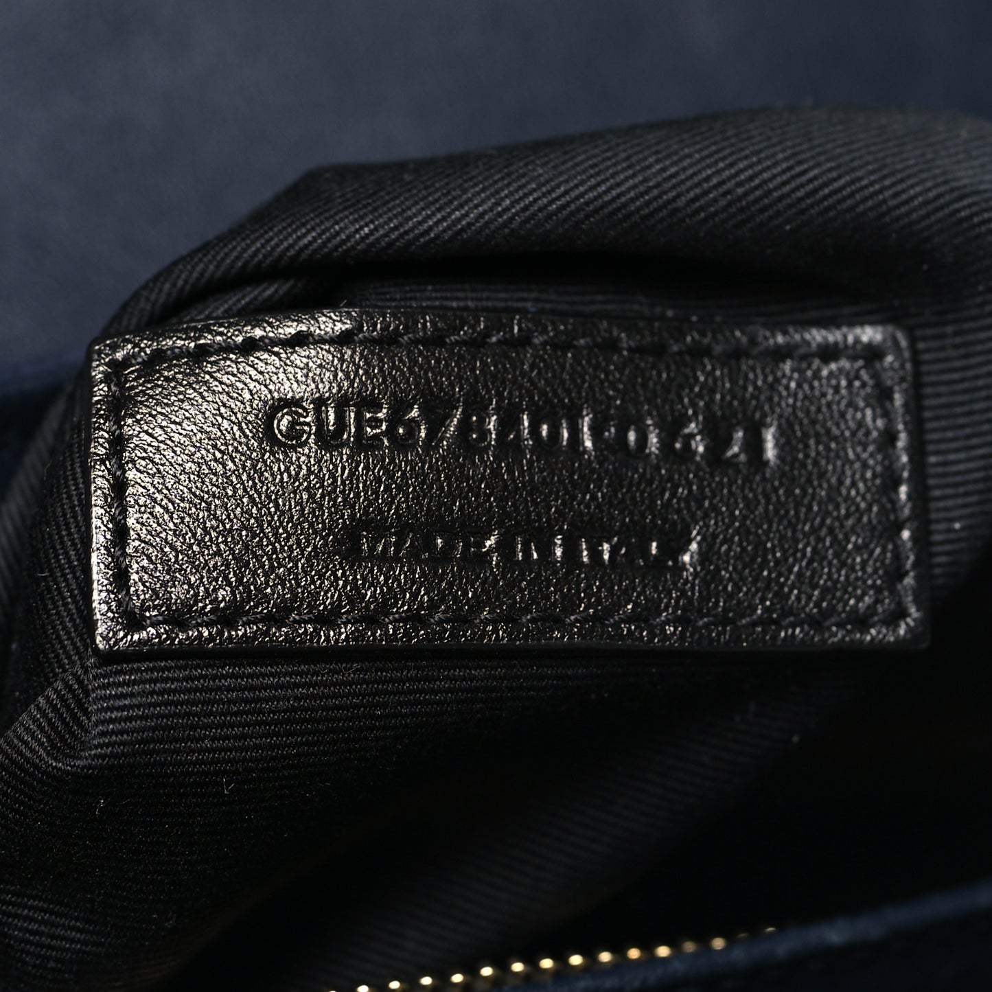 Suede Toy Loulou Shoulder Bag Deep Marine