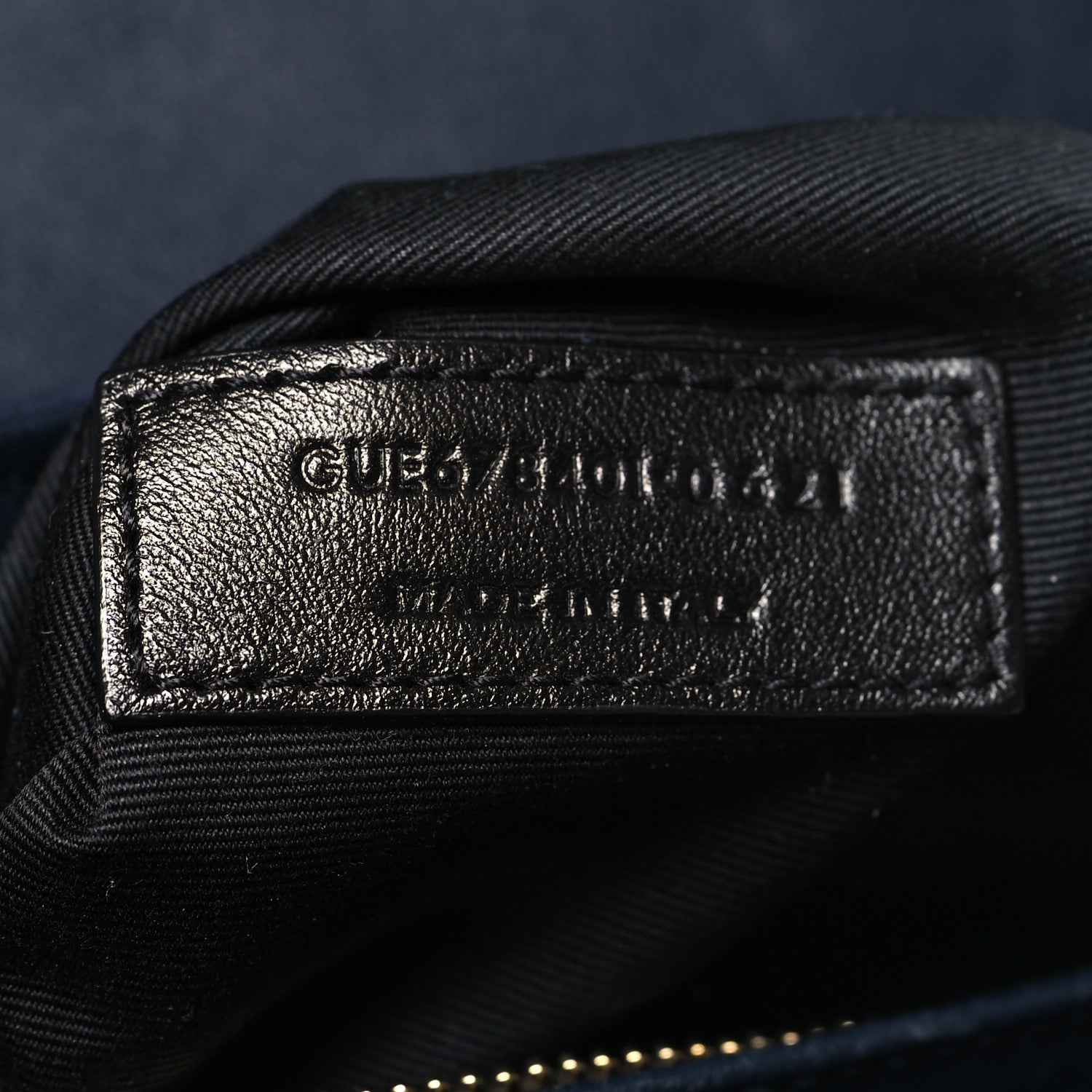 Saint Laurent Suede Toy Loulou Shoulder Bag Deep Marine 10 of 13