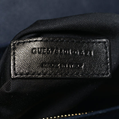 Saint Laurent Suede Toy Loulou Shoulder Bag Deep Marine 10 of 13