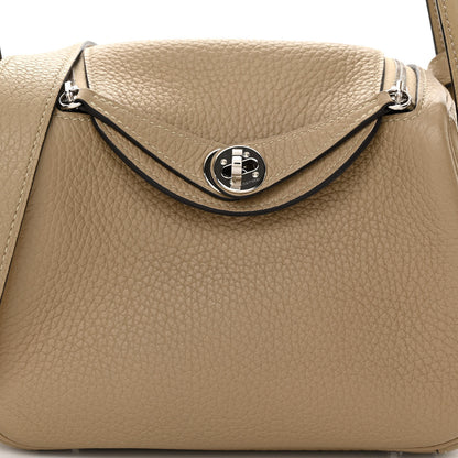 Hermes Taurillon Clemence Mini Lindy 20 Trench 7 of 11