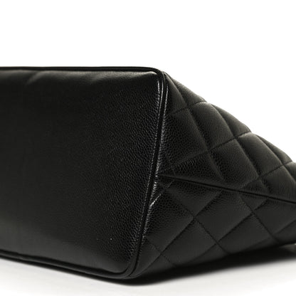 Chanel Caviar Quilted Medallion Tote Black 6 of 11