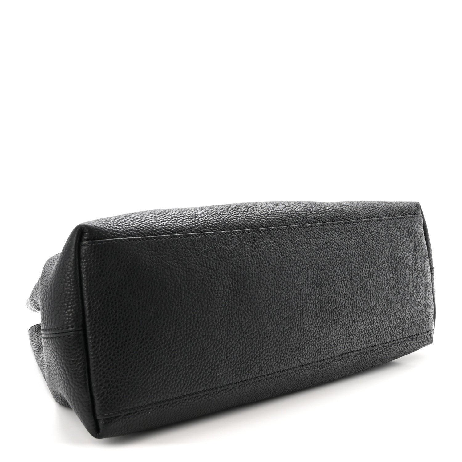 Gucci Pebbled Calfskin Medium Soho Chain Shoulder Bag Black 4 of 10