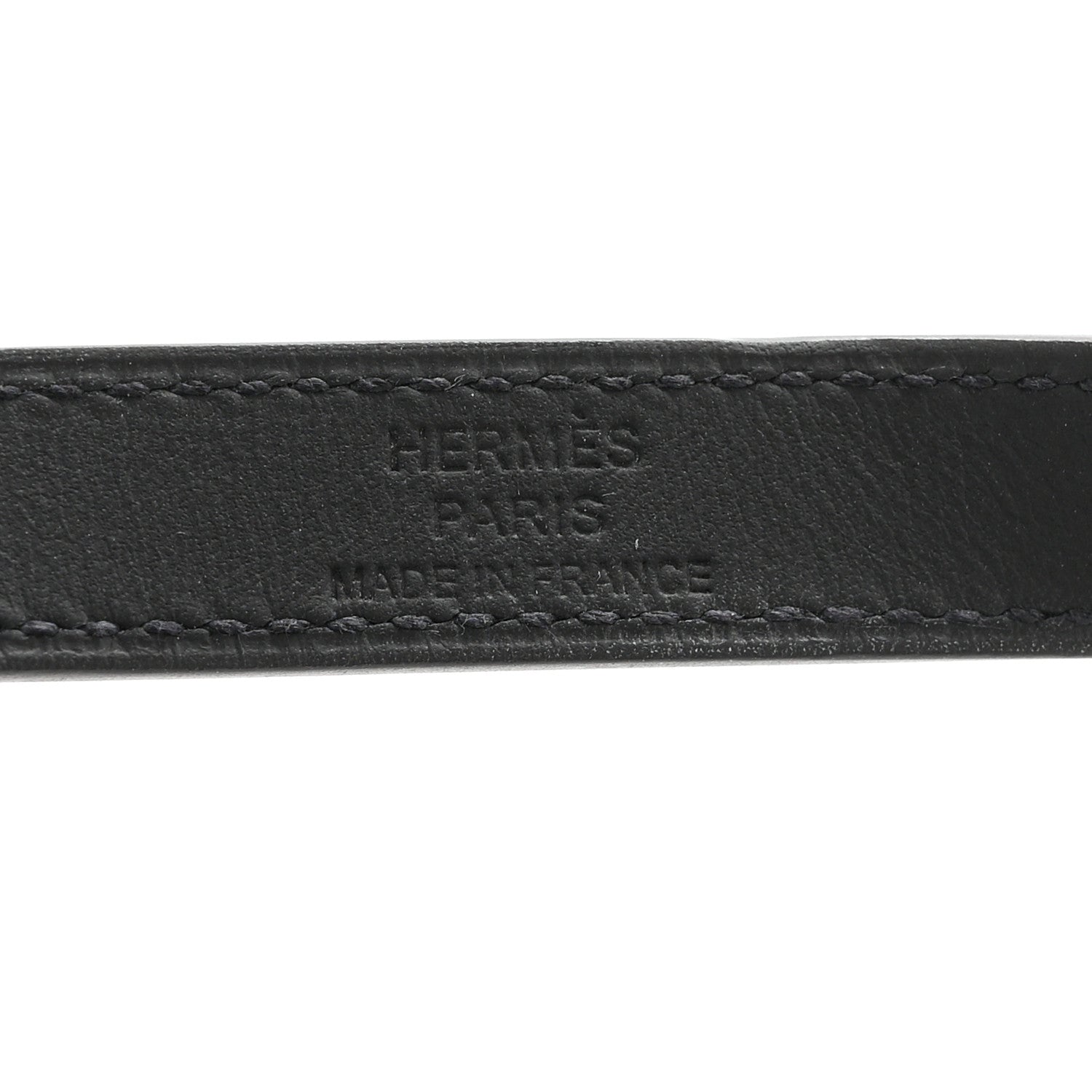 Hermes Epsom Kelly Double Tour Bracelet S Black 4 of 6