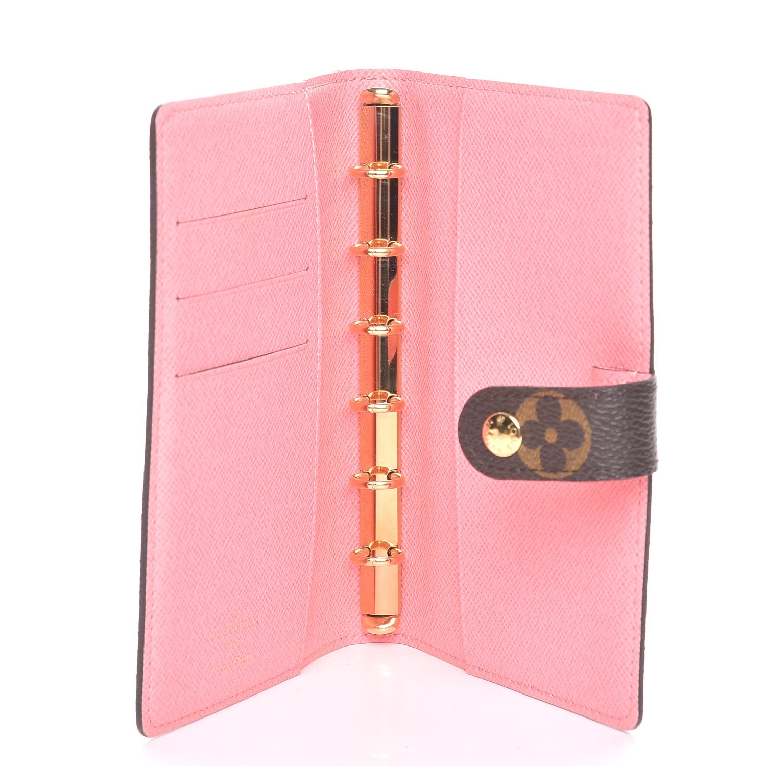Louis Vuitton Monogram Illustre Small Ring Agenda Rose 5 of 7