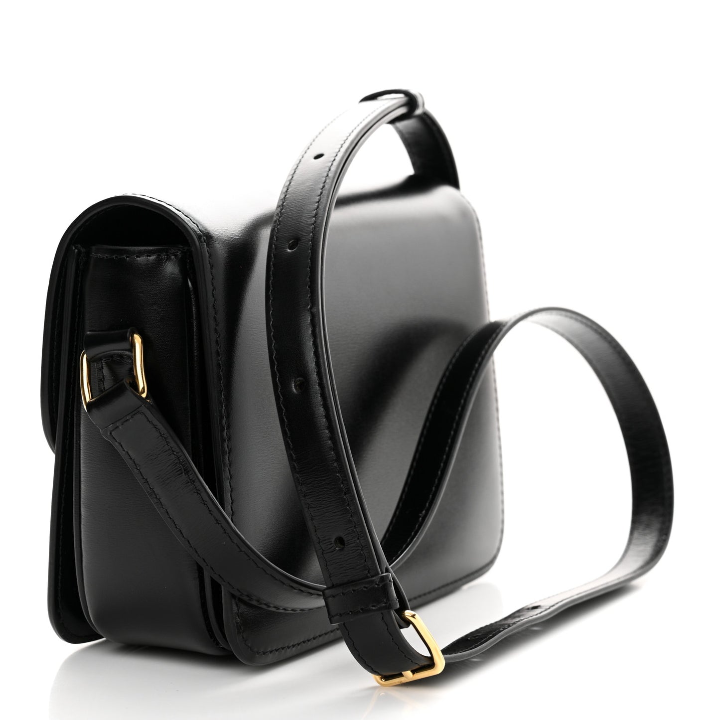 Shiny Calfskin Teen Triomphe Black
