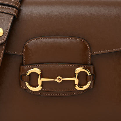 Gucci Azalea Calfskin Horsebit 1955 Shoulder Bag Brown Sugar 8 of 11