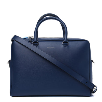 Burberry London Calfskin Ainsworth Briefcase Navy 1 of 3