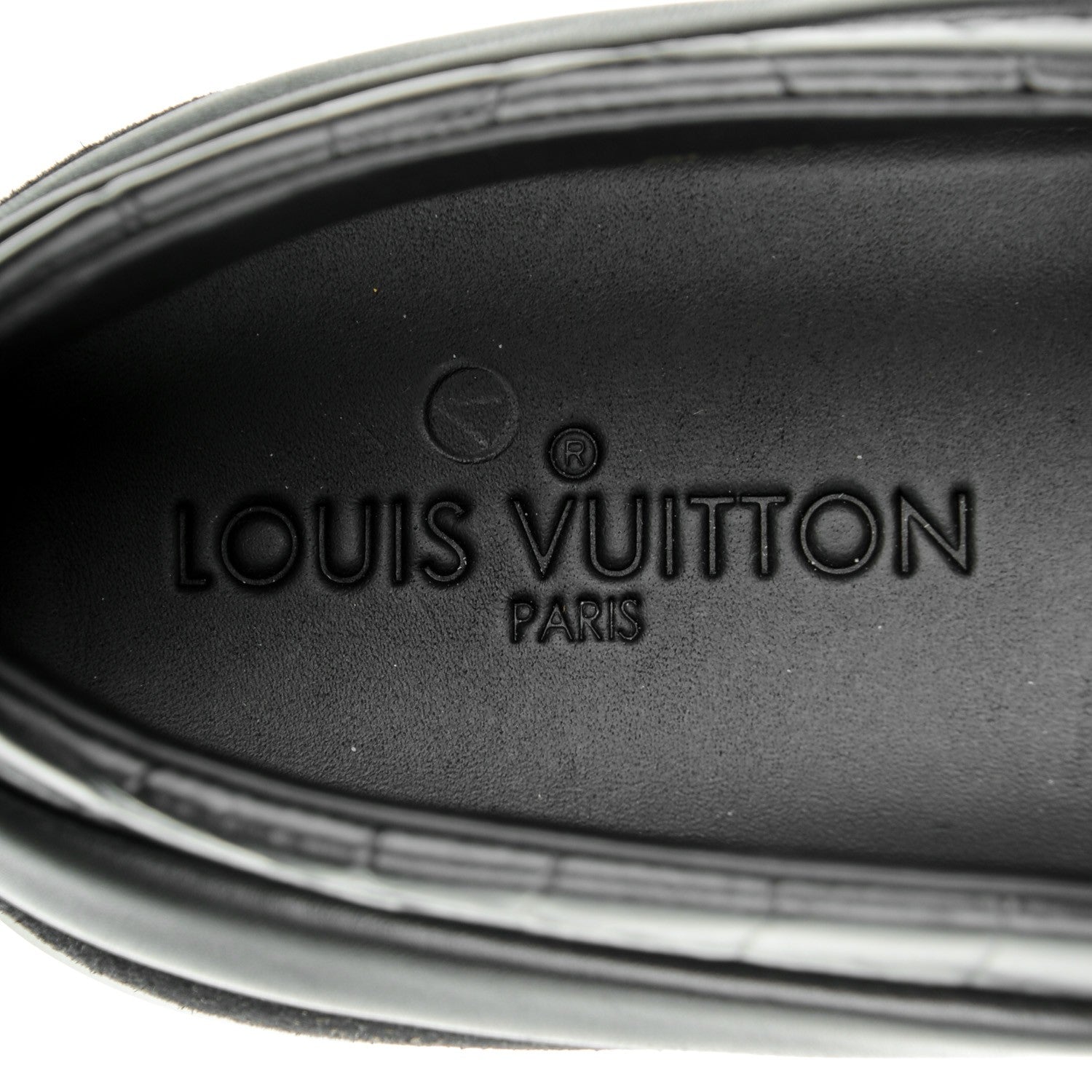 Louis Vuitton Alligator Patent Calfskin Catwalk Slip On 41 Black 7 of 8