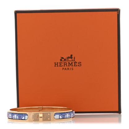 Hermes Enamel Printed Mini Clic Kelly Bracelet PM 5 of 5
