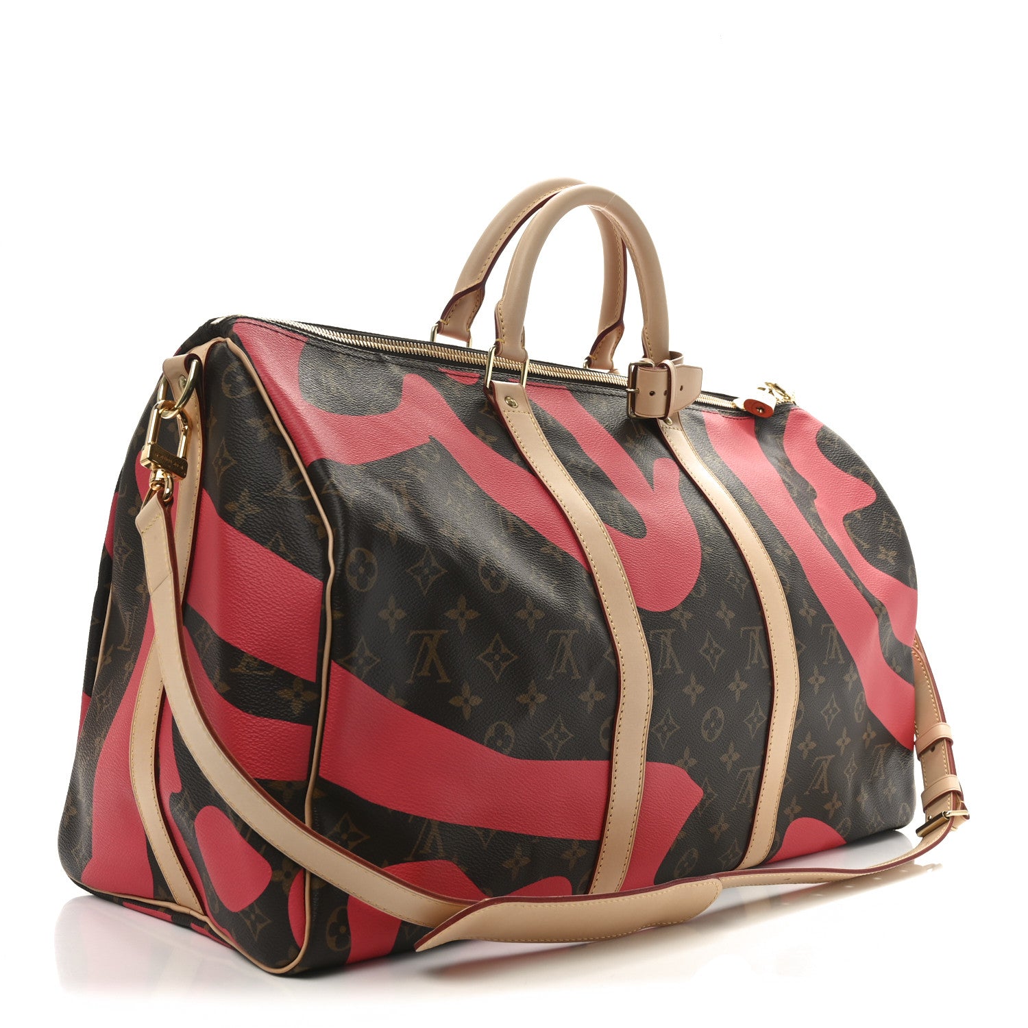 Louis Vuitton Monogram Tahitienne Saint Tropez Keepall Bandouliere 50 2 of 9