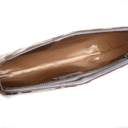 Jimmy Choo Leather Calf Hair Leopard Daphne Clutch Neon 5 of 7