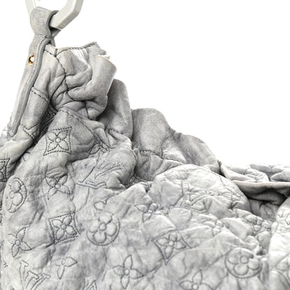 Louis Vuitton Lambskin Olympe Nimbus GM Gris Perle 10 of 17