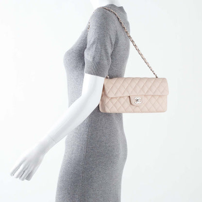 Chanel Lambskin East West Flap Beige Clair 2 of 11