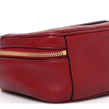 Gucci Sakai Be Green Calfskin Diagonal Stitched Blondie Top Handle Bag Rosso 9 of 10