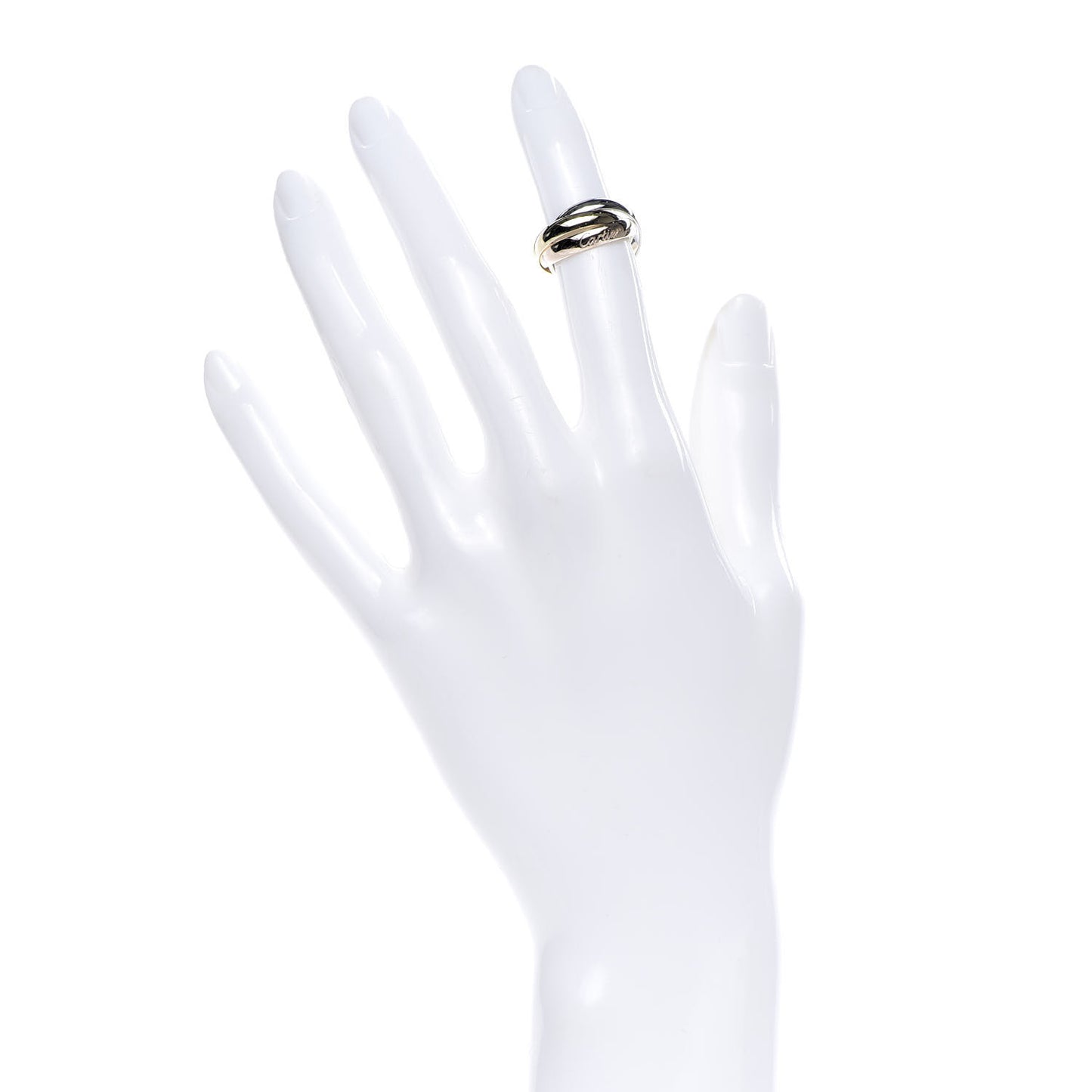 18K Pink Yellow White Gold Classic Trinity Ring 47 4