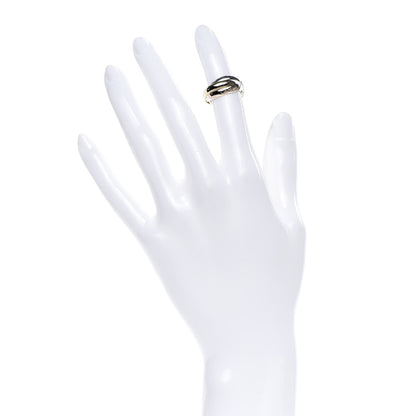 Cartier 18K Pink Yellow White Gold Classic Trinity Ring 47 4 2 of 6