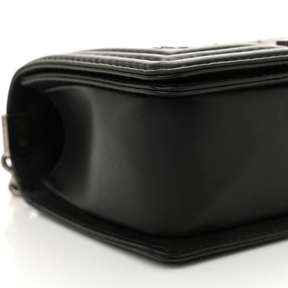 Chanel Calfskin Stitched Medium Boy Flap Black 9 of 11