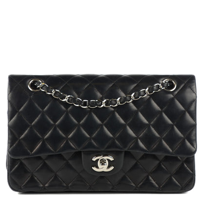 Chanel Lambskin Quilted Medium Double Flap Black 1 of 8