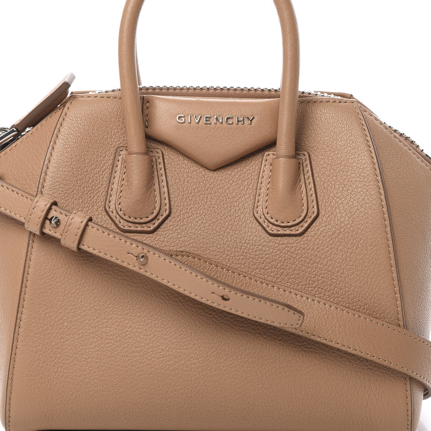 Givenchy Sugar Goatskin Mini Antigona Medium Beige 9 of 11