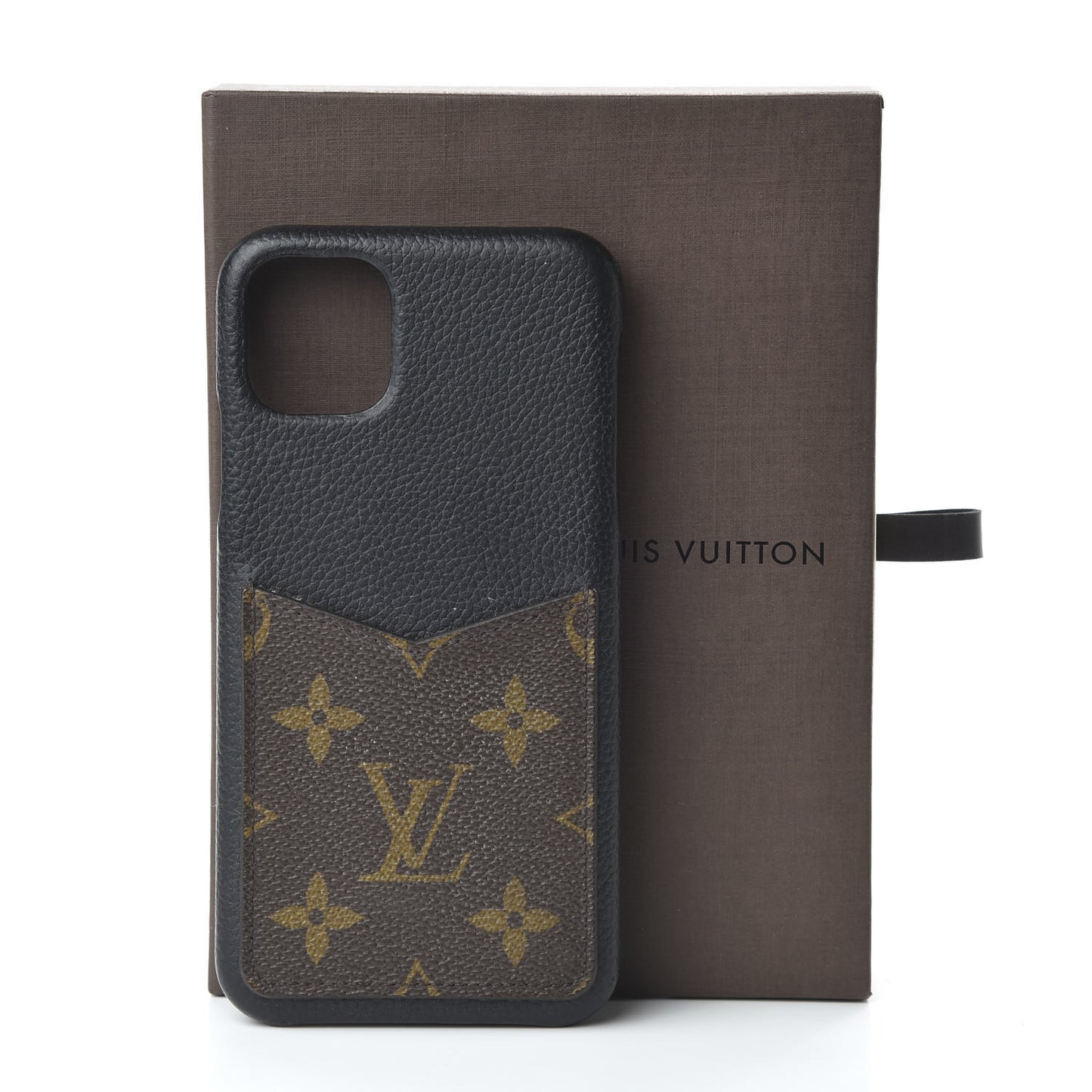 Monogram iPhone 11 Max Pro Bumper Black