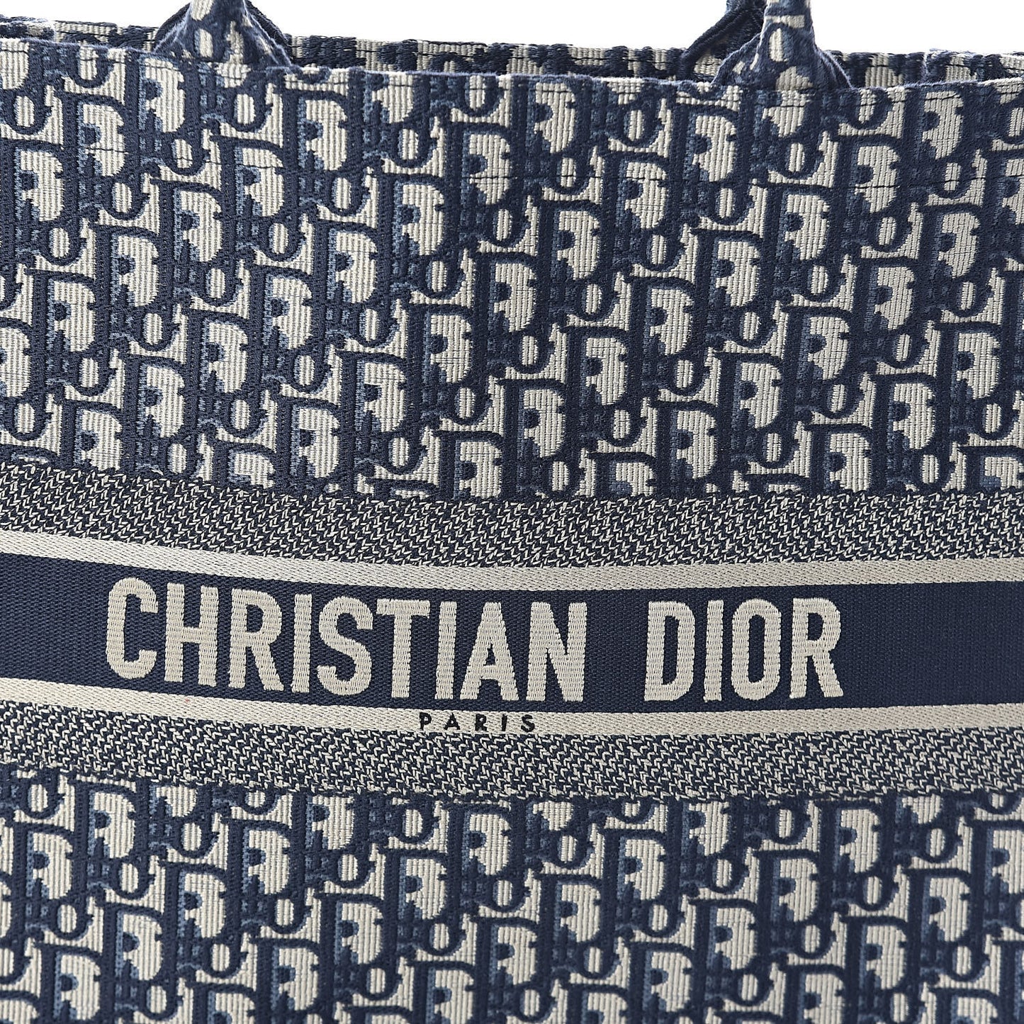 Oblique Book Tote Blue Multicolor