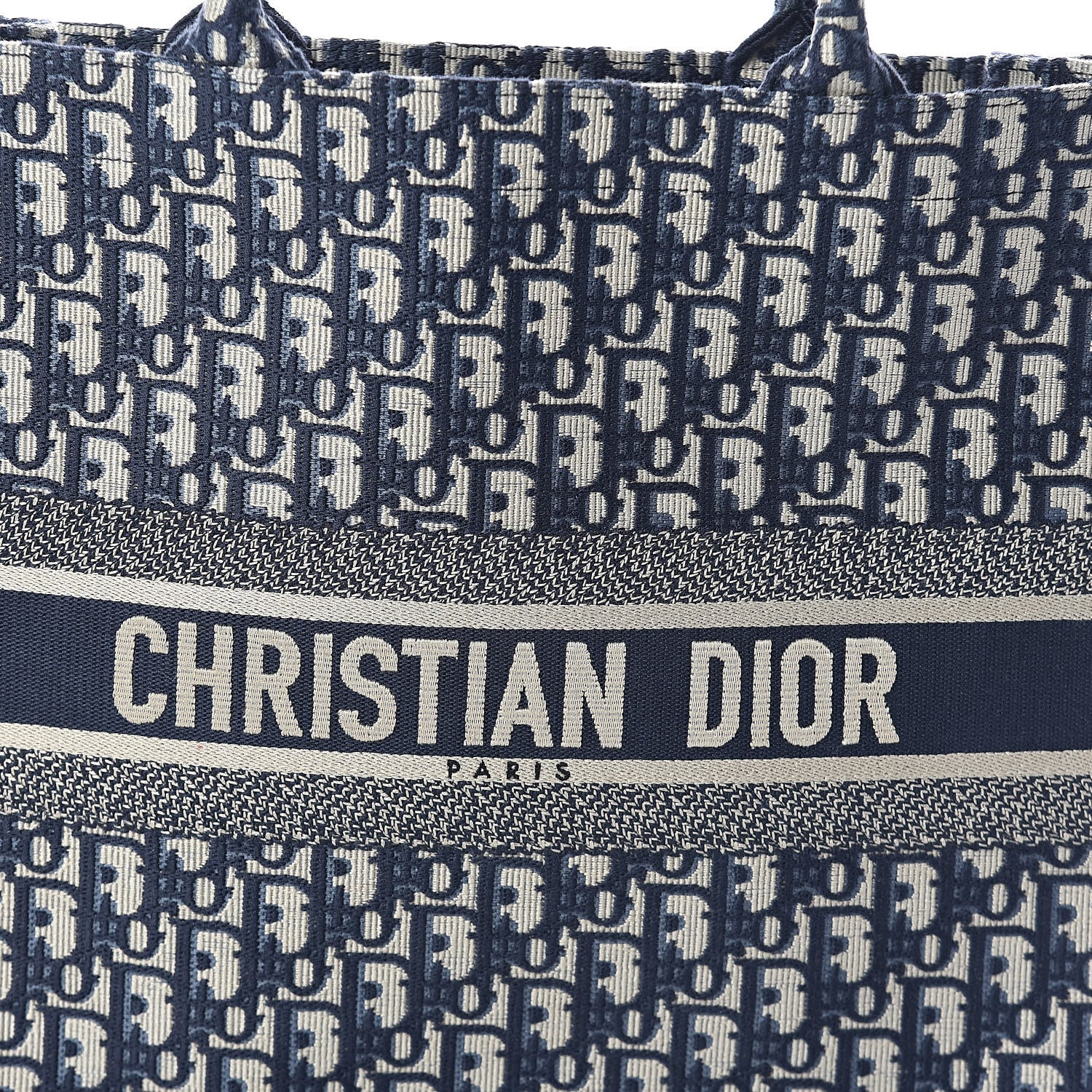 Christian Dior Oblique Book Tote Blue Multicolor 8 of 10