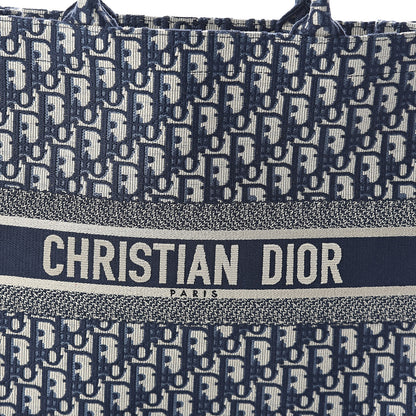 Christian Dior Oblique Book Tote Blue Multicolor 8 of 10