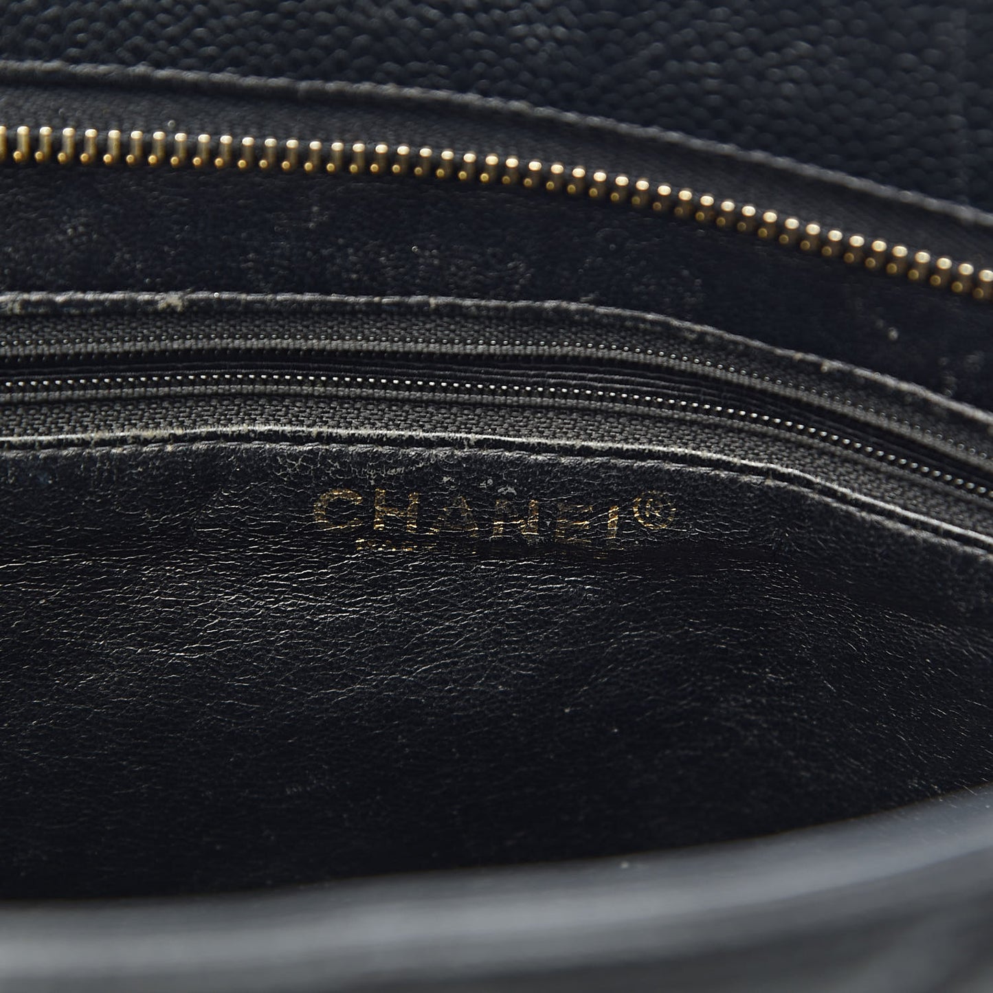 Caviar Quilted Medallion Tote Black