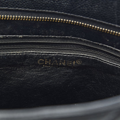 Chanel Caviar Quilted Medallion Tote Black 6 of 15