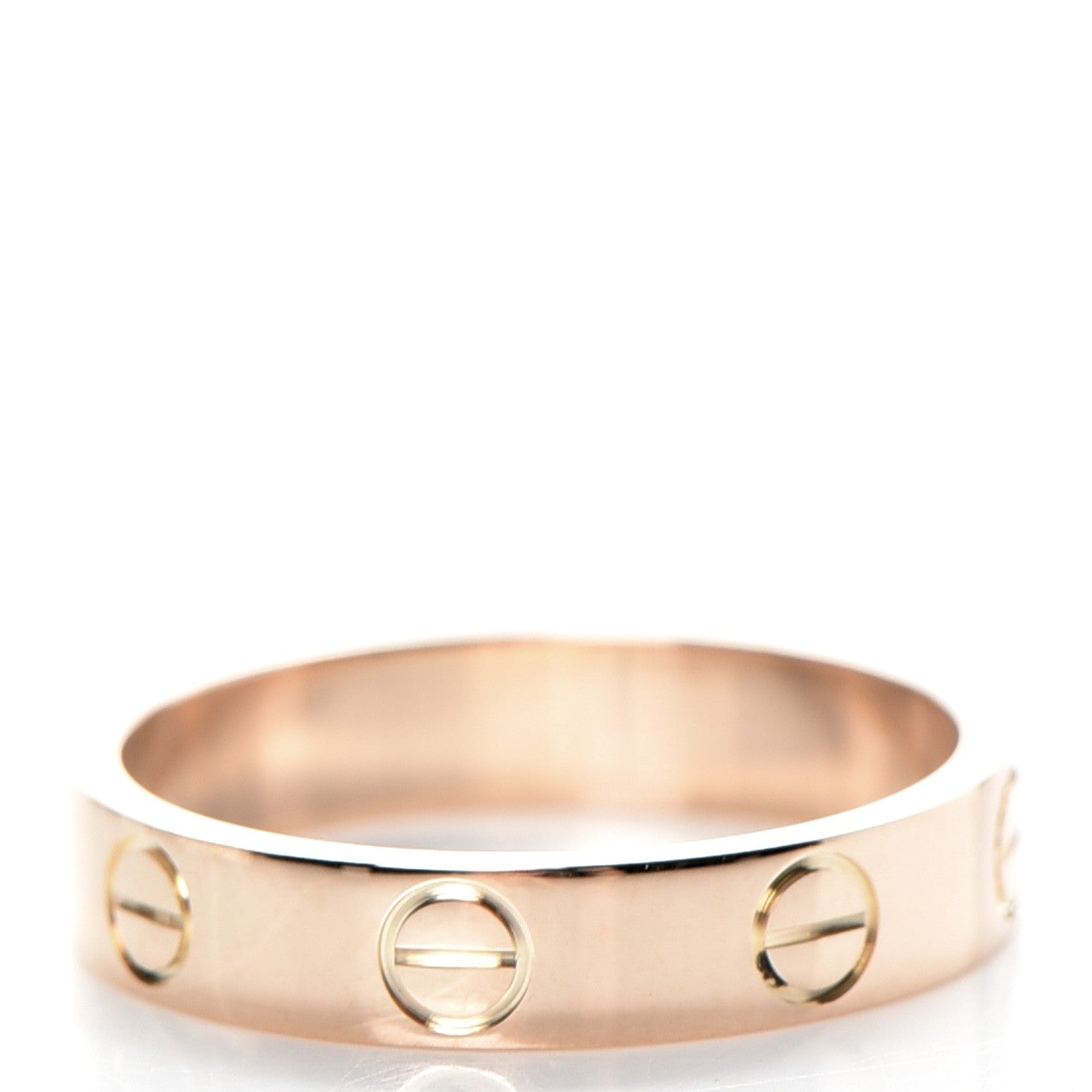 Cartier 18K Yellow Gold 4mm LOVE Wedding Band Ring 49 5 3 of 5
