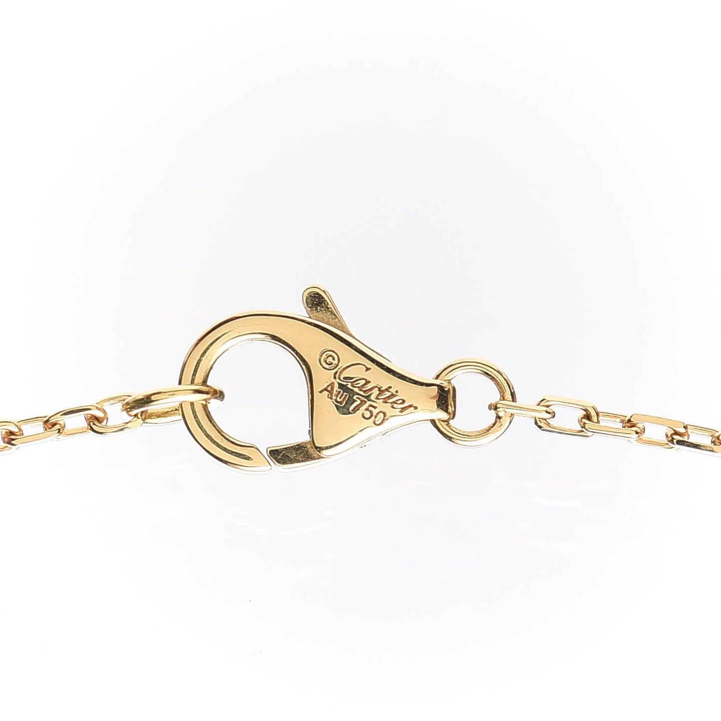 18K Yellow Gold Diamond Juste Un Clou Pendant Necklace