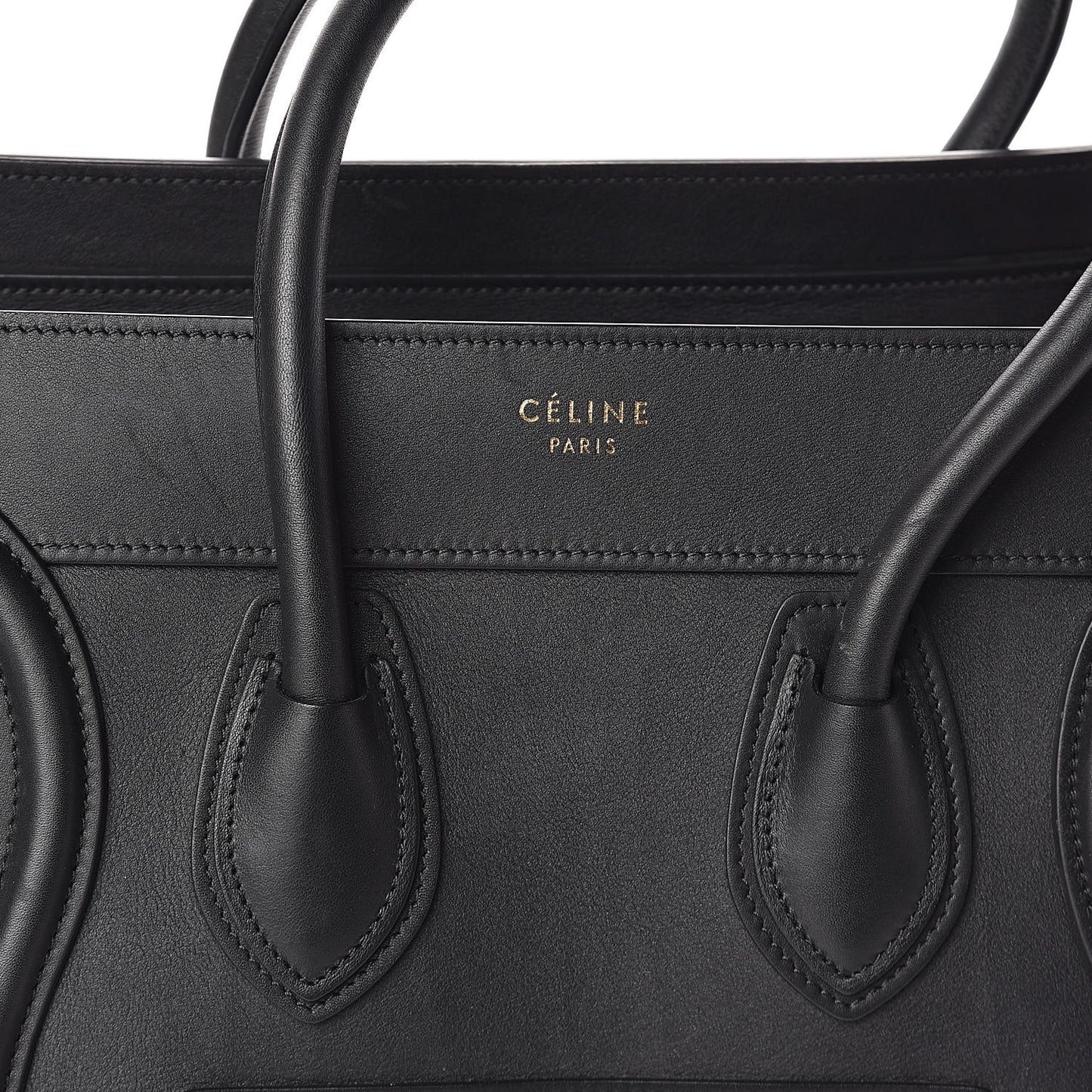 Smooth Calfskin Micro Luggage Black