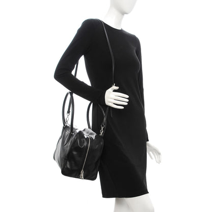 Prada Soft Calf Large Inside Tote Black Mughetto 2 of 13