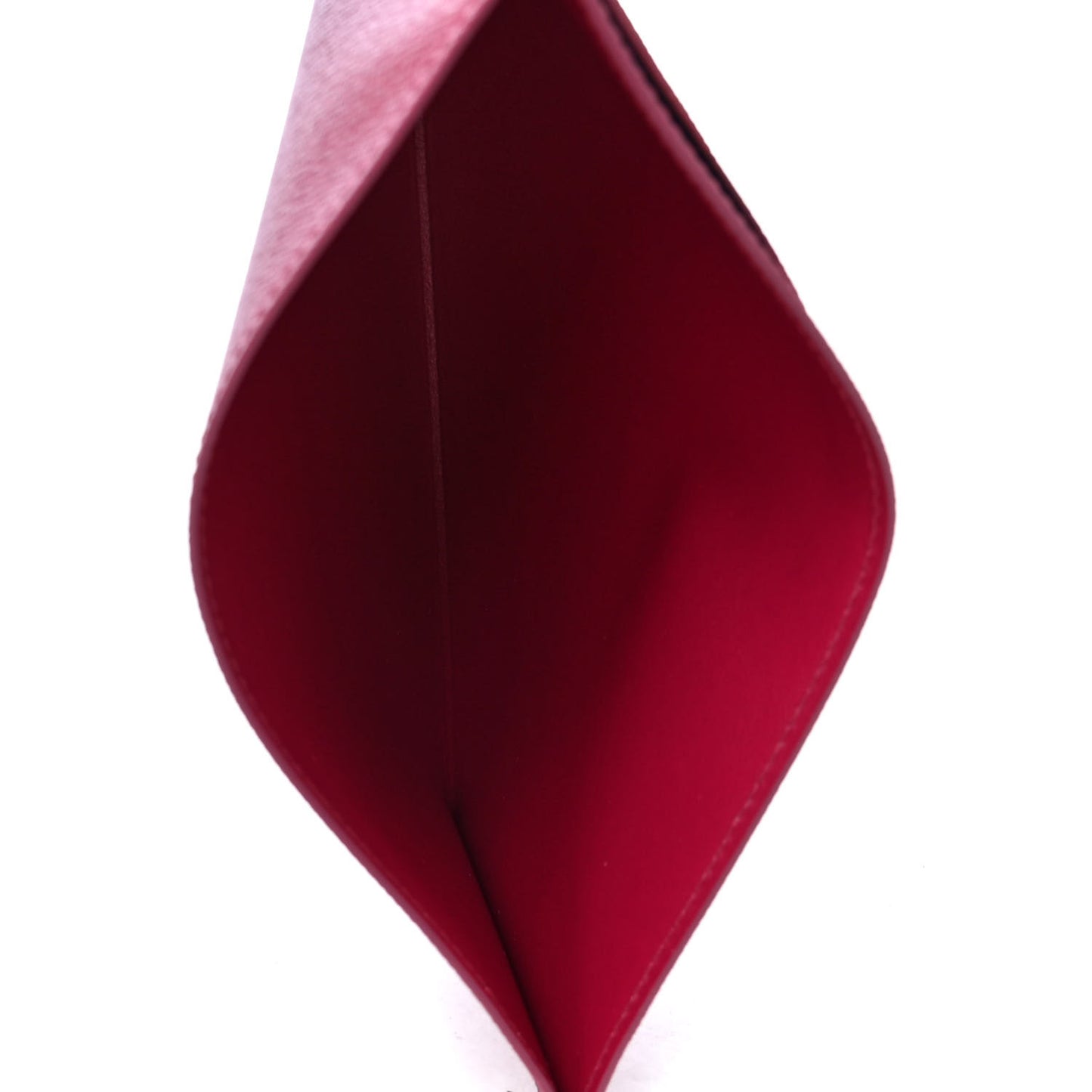 Calfskin Felicie Card Holder Insert Fuchsia