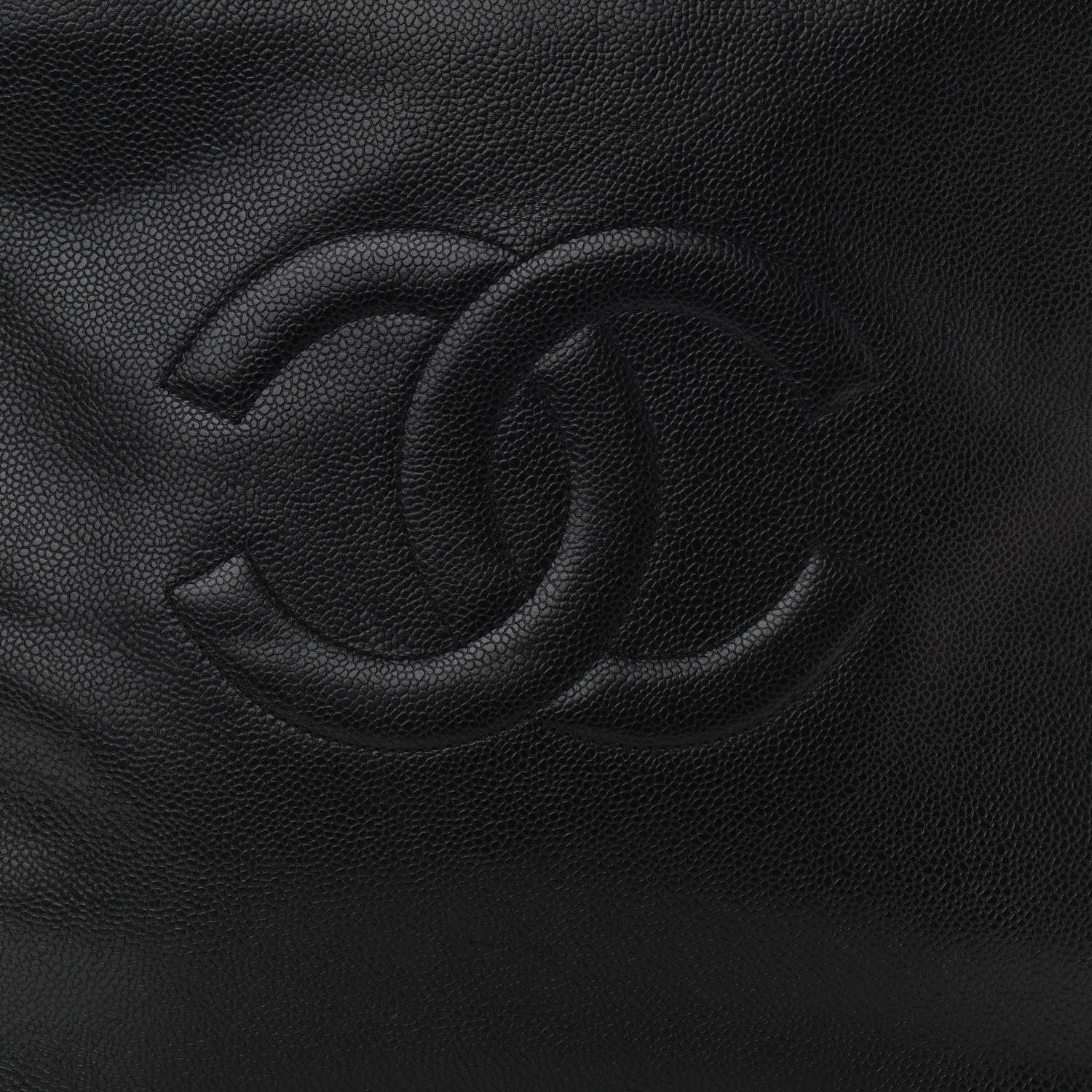 Chanel Caviar CC Tote Black 7 of 12