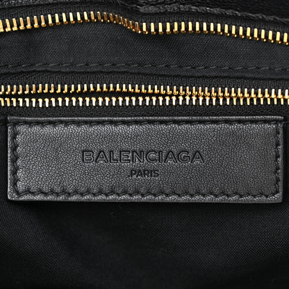 Balenciaga Chevre Gold Metallic Edge Hardware City Black 6 of 10