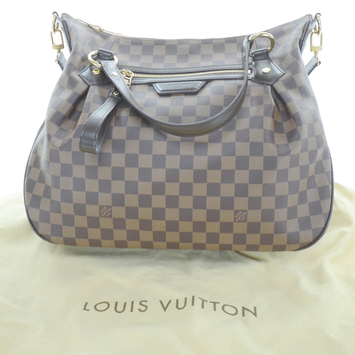 Louis Vuitton Damier Ebene Evora MM 13 of 13