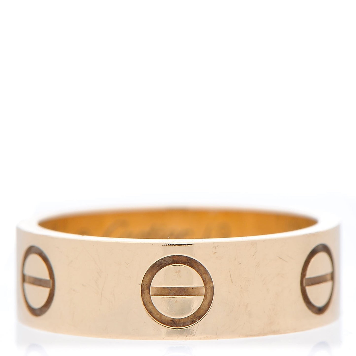 18K Yellow Gold 5.5mm LOVE Ring 49 4.75